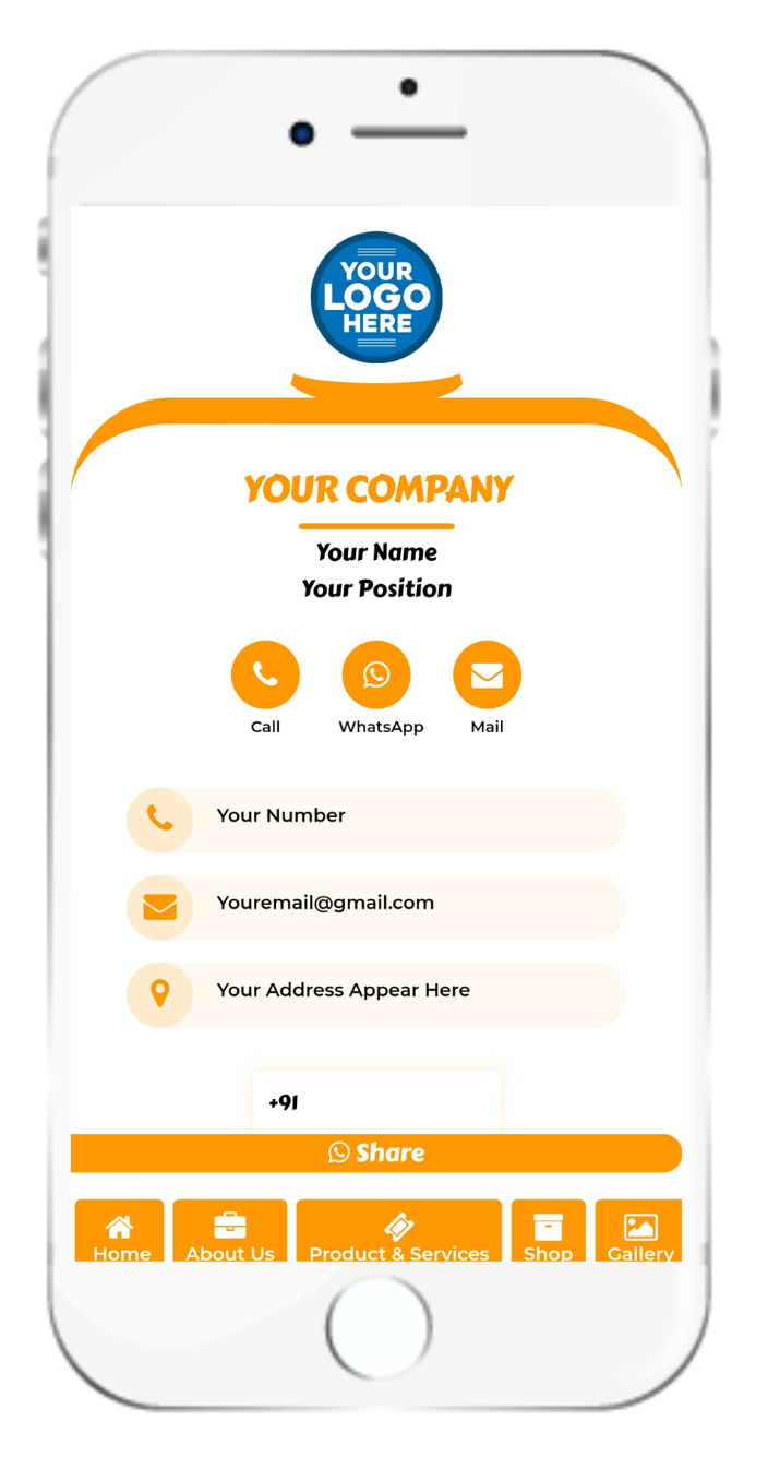 Ezycard Business Card Sample